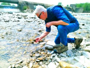 ricerca biodiversità nelle acque del fiume enza
